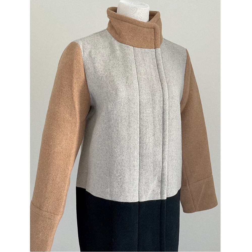 J.Crew Factory Colorblock City Coat - Picture 12 of 15